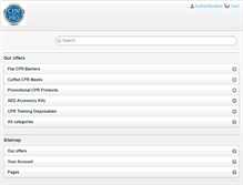 Tablet Screenshot of cpr-pro.com